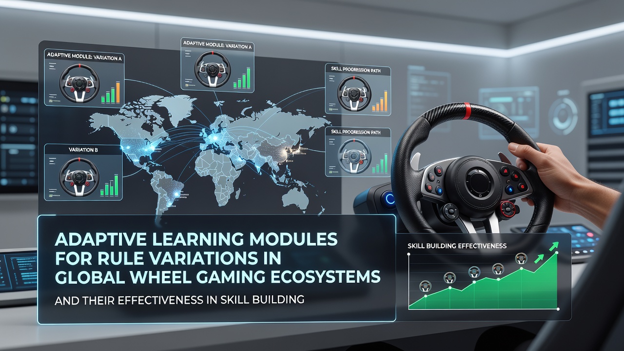 Adaptive Lernmodule in Wheel-Gaming-Ökosystemen mit Fokus auf Regelvariationen und Spielerfortschritt