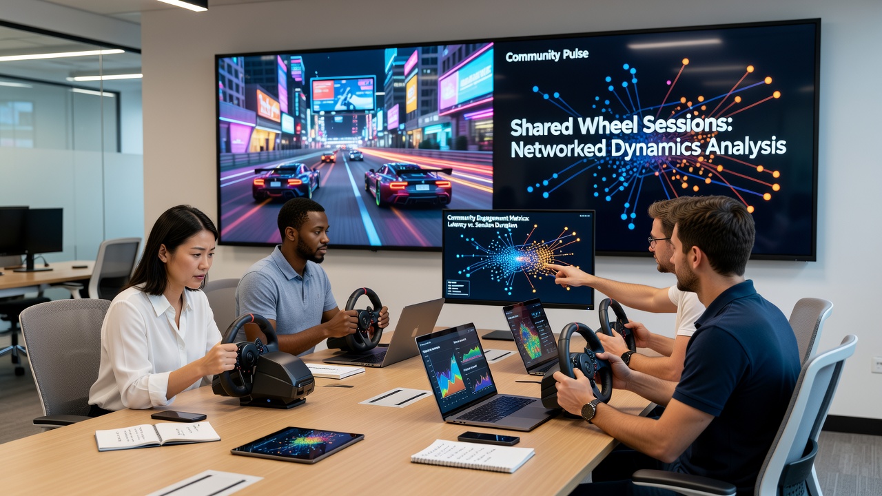 Gemeinschaftsinteraktionen bei Wheel-Gaming-Sessions auf vernetzten Plattformen