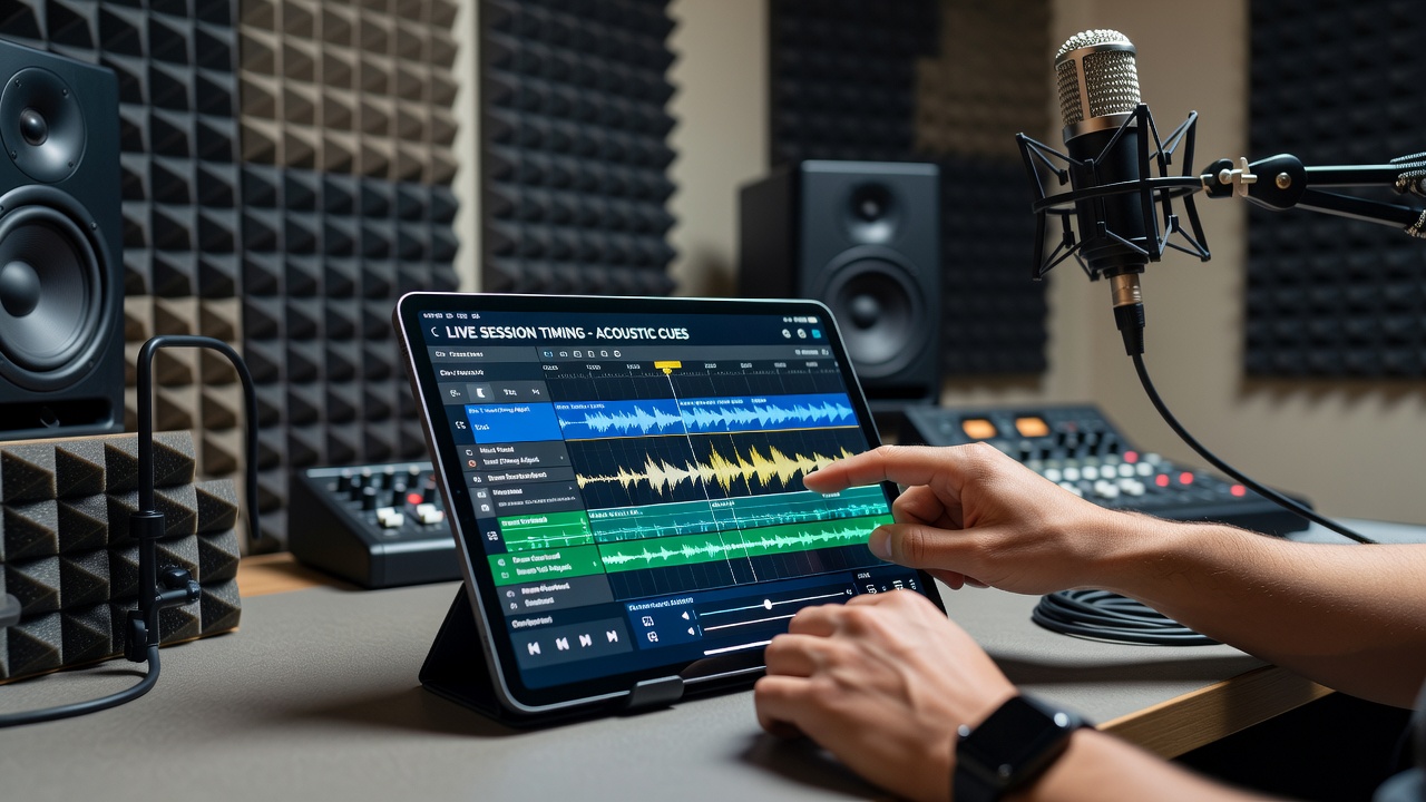 Live-Roulette-Session mit akustischen Hinweisen auf einem Tablet-Display