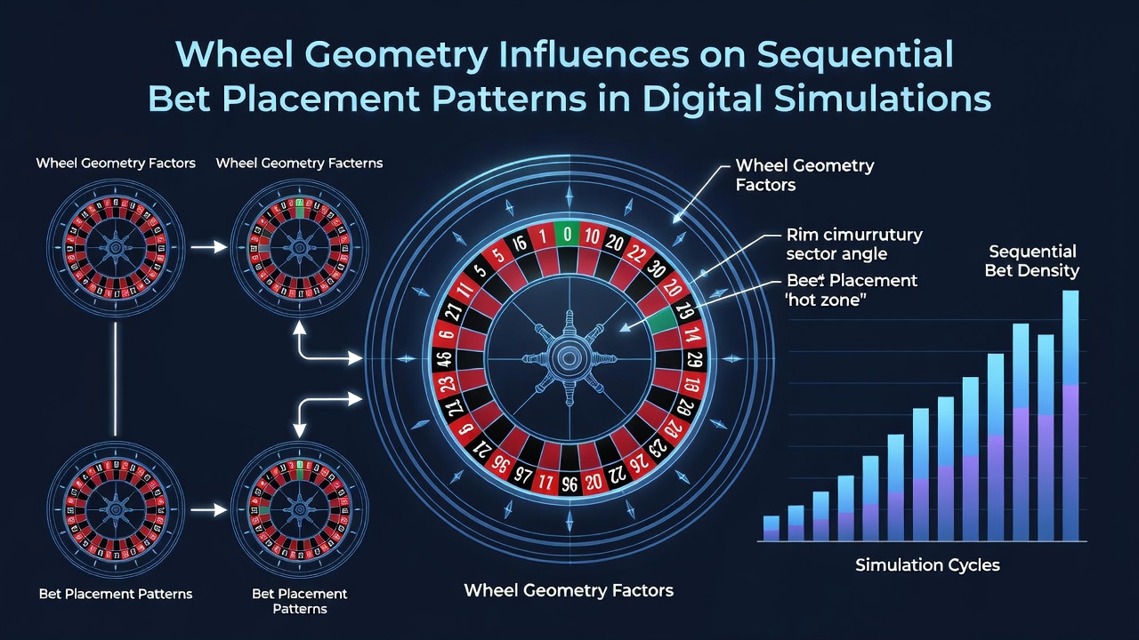 Visualisierung sequenzieller Wettmuster basierend auf Radtaschen-Geometrie in Simulationssoftware